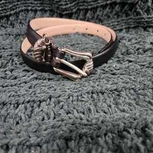 Bill Adler Silver Golf Buckle Belt